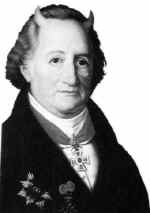Goethe med horn